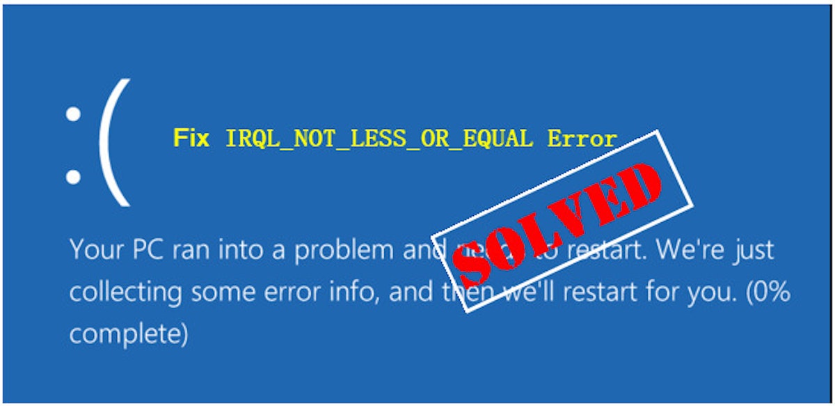 featured image - How to Fix IRQL_NOT_LESS_OR_EQUAL Driver Issue