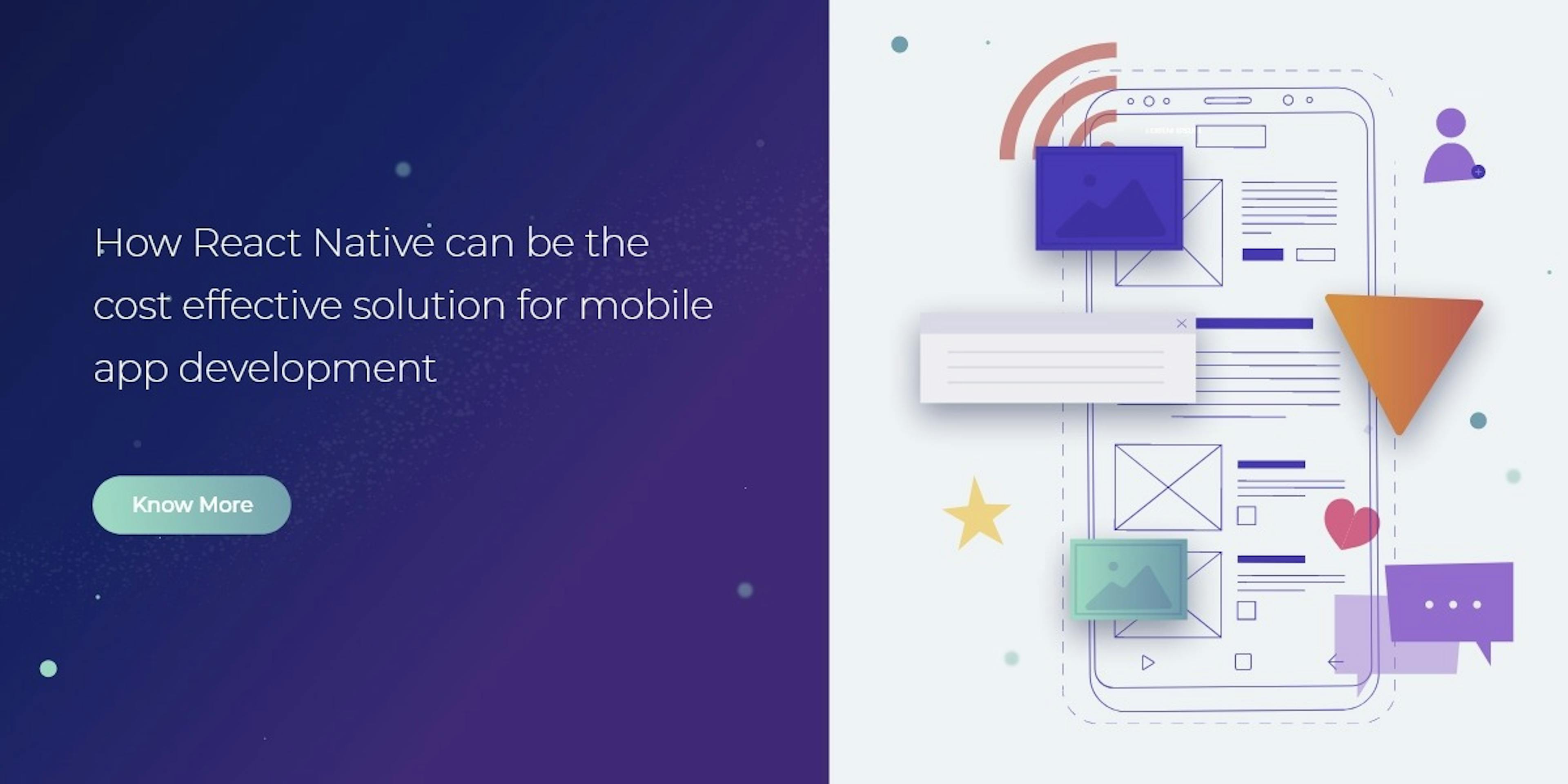 featured image - How React Native App Development can be a cost effective solution for Mobile App Development