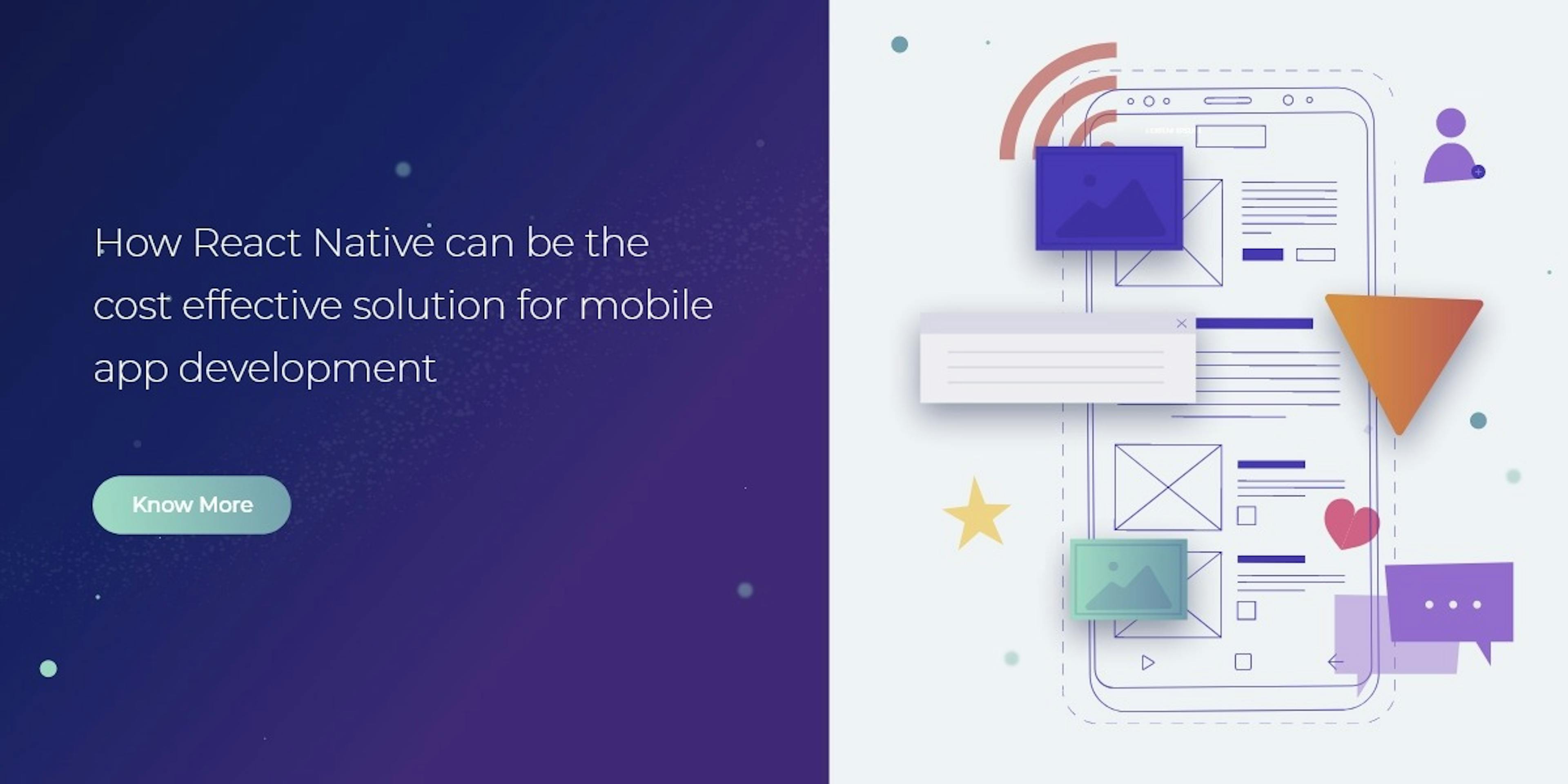 featured image - How React Native App Development can be a cost effective solution for Mobile App Development