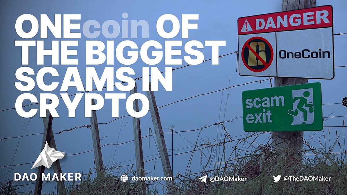 featured image - The Complete Story Behind the OneCoin Cryptocurrency Scam