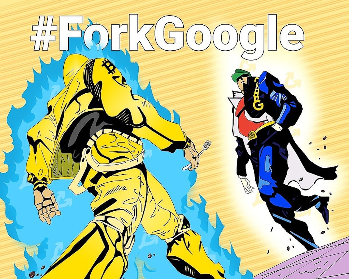 featured image - #ForkGoogle: The Crypto Community's Petition Against Google’s Censorship