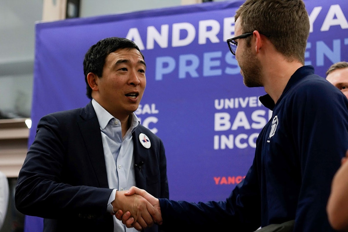 featured image - What Would President Andrew Yang Do For Cryptocurrency?