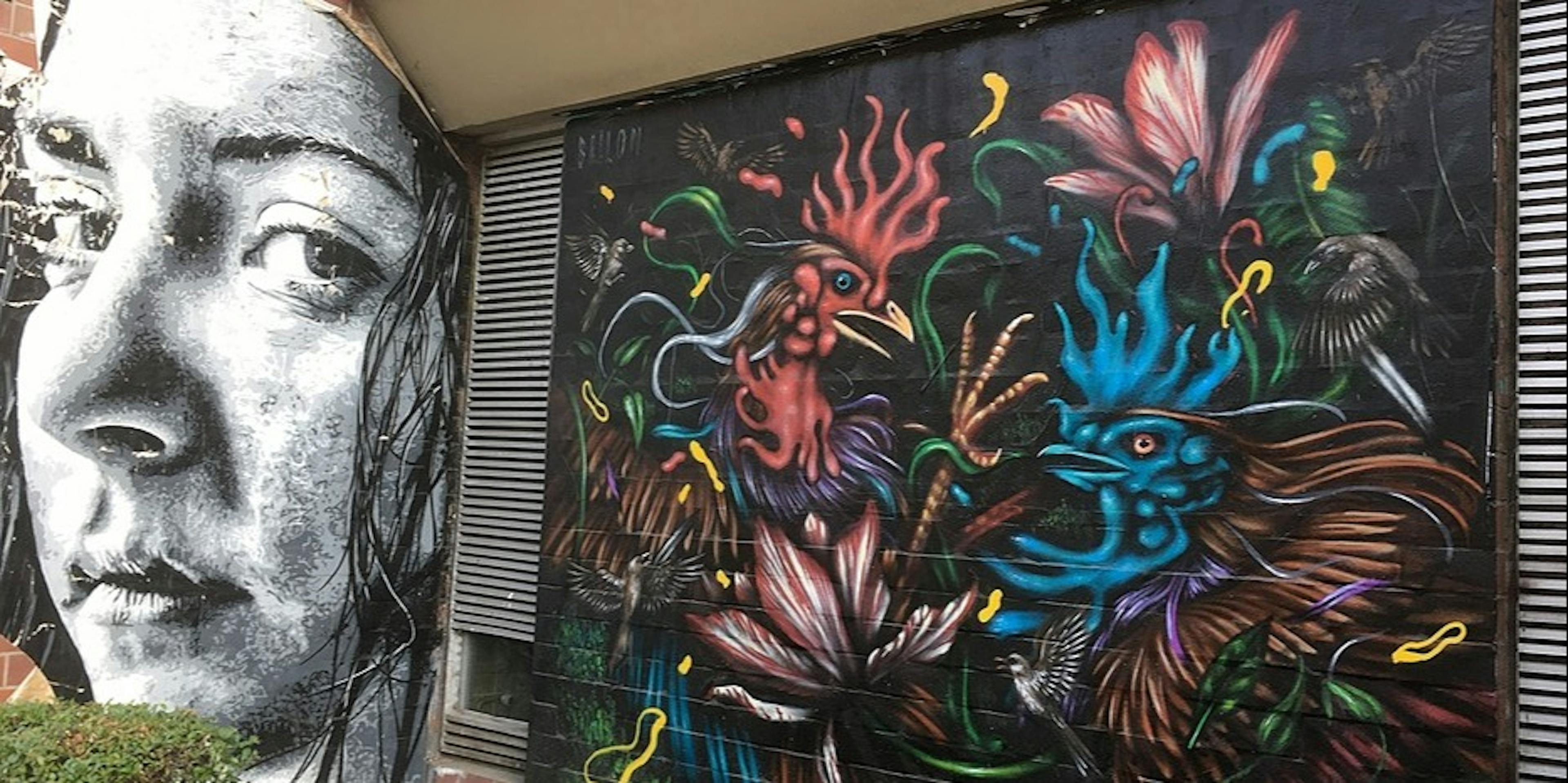 Sweet Berlin Street Art, oh and some EthBerlinZwei reflections as well