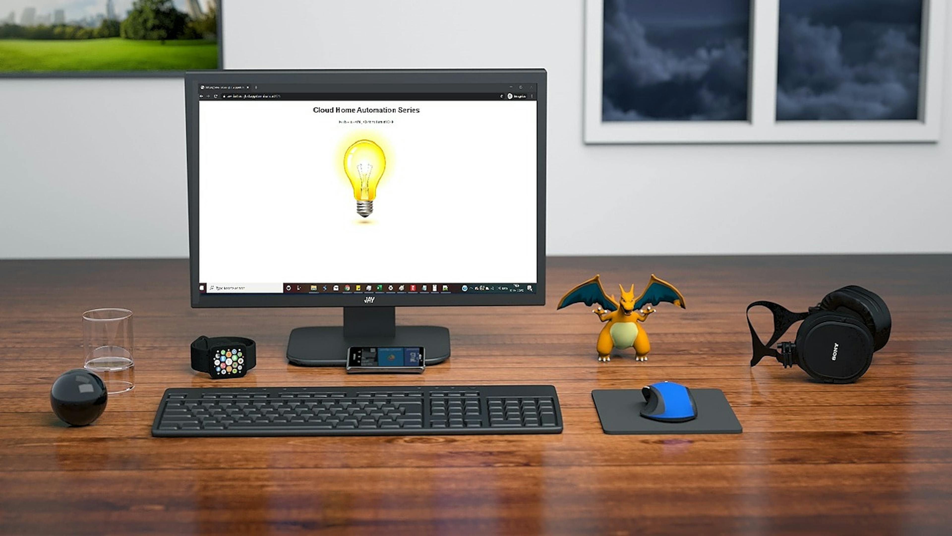featured image - Cloud Home Automation Series:Part 3 Create web-client in Node-RED to control ESP32 from Web
