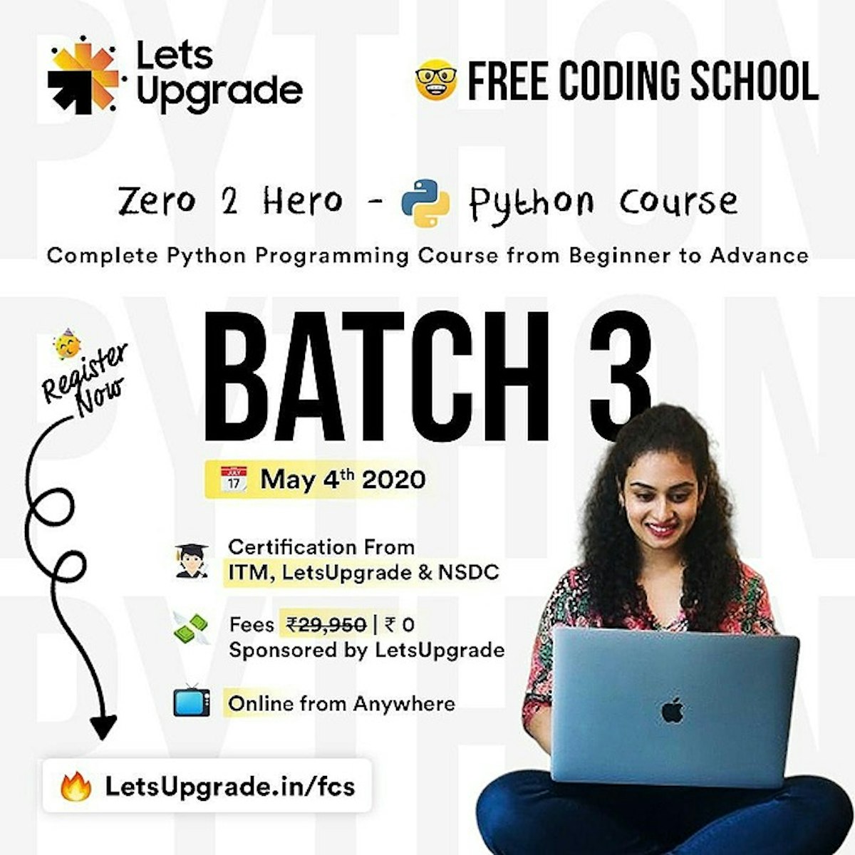 featured image - LetsUpgrade Free Coding School