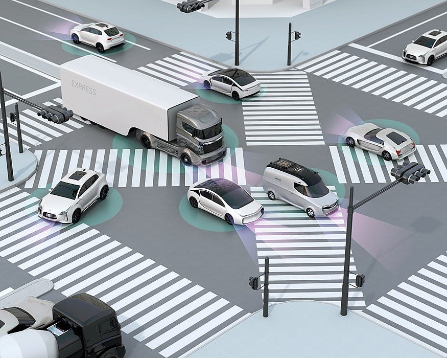 featured image - Connecting Autonomous Vehicles to Mapping Systems via the Cloud