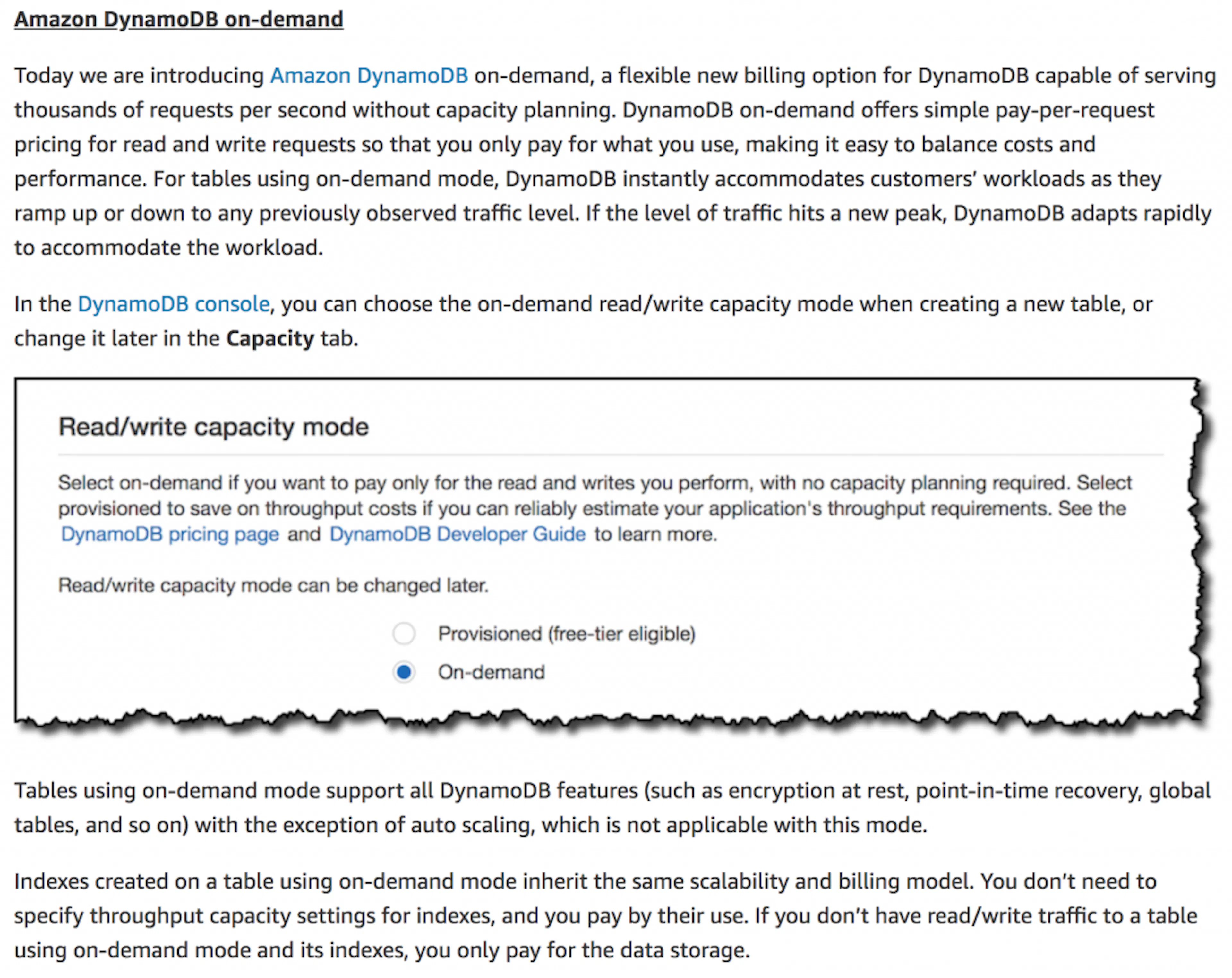 featured image - Understanding the scaling behaviour of DynamoDB ...