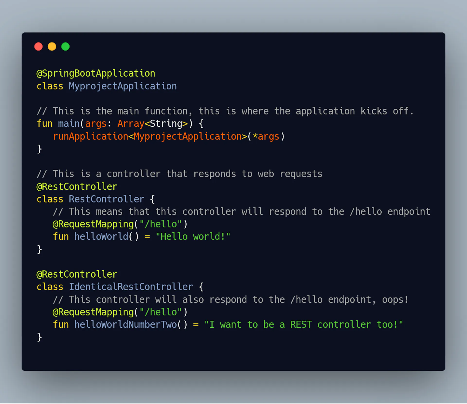 The stack-trace we’ll get is this behemoth: