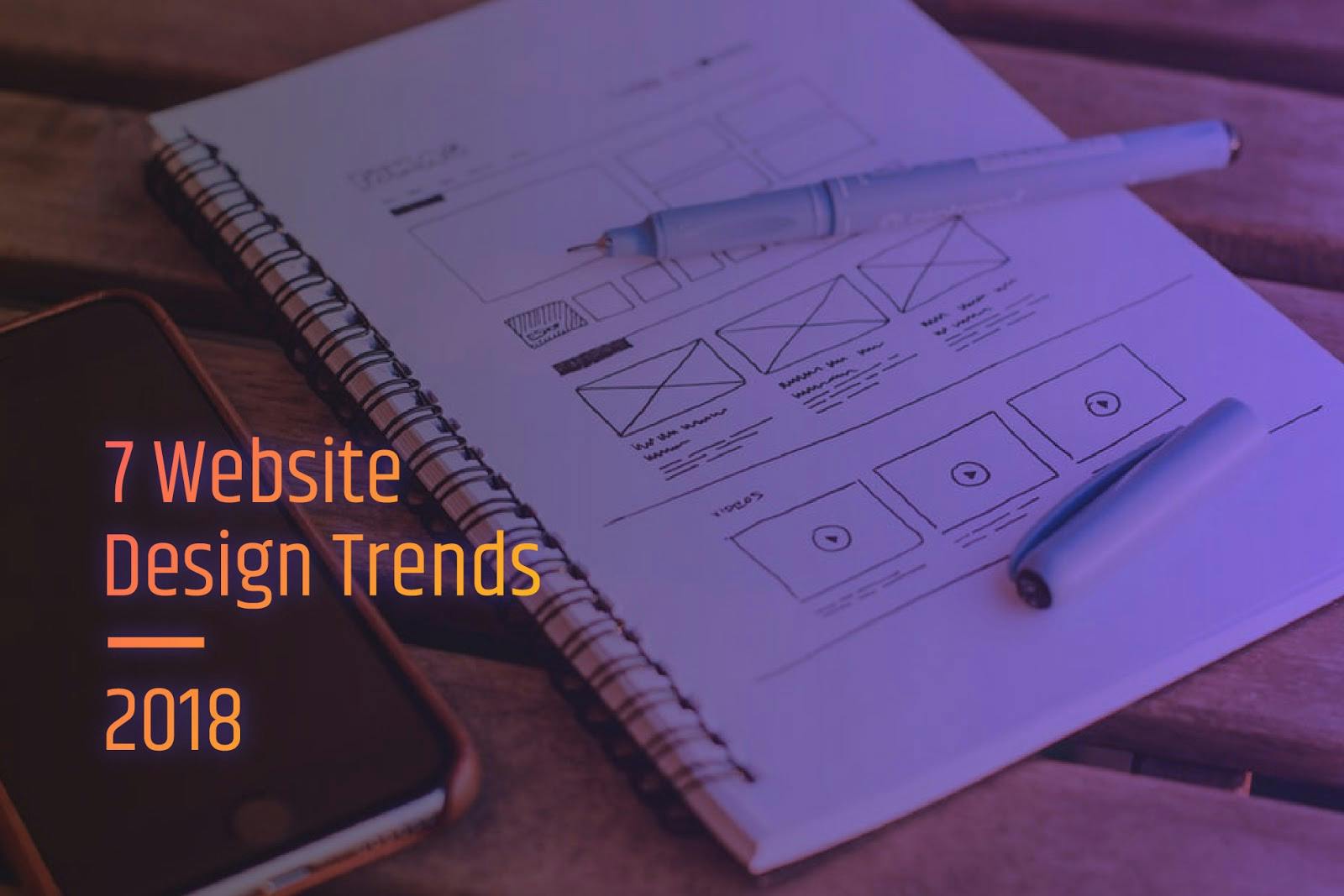 featured image - 7 Website Design Trends for 2018
