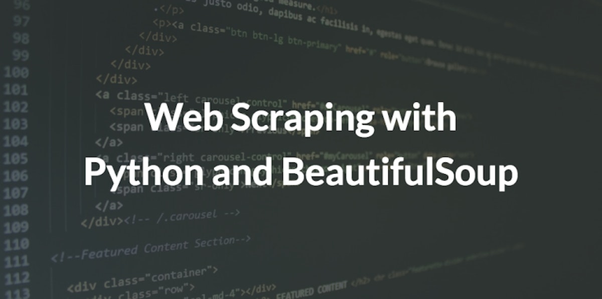 featured image - Web Scraping Web Scraping with Python and BeautifulSoup
