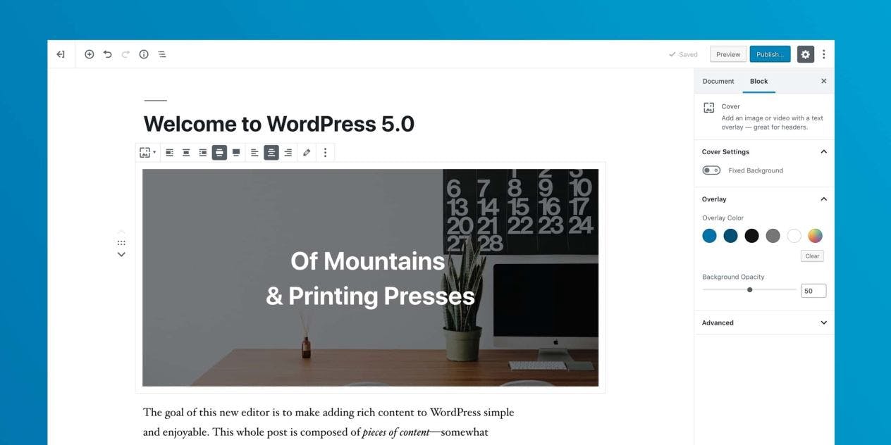 featured image - Initial Impression of WordPress 5 from a former WordPress Startup CEO