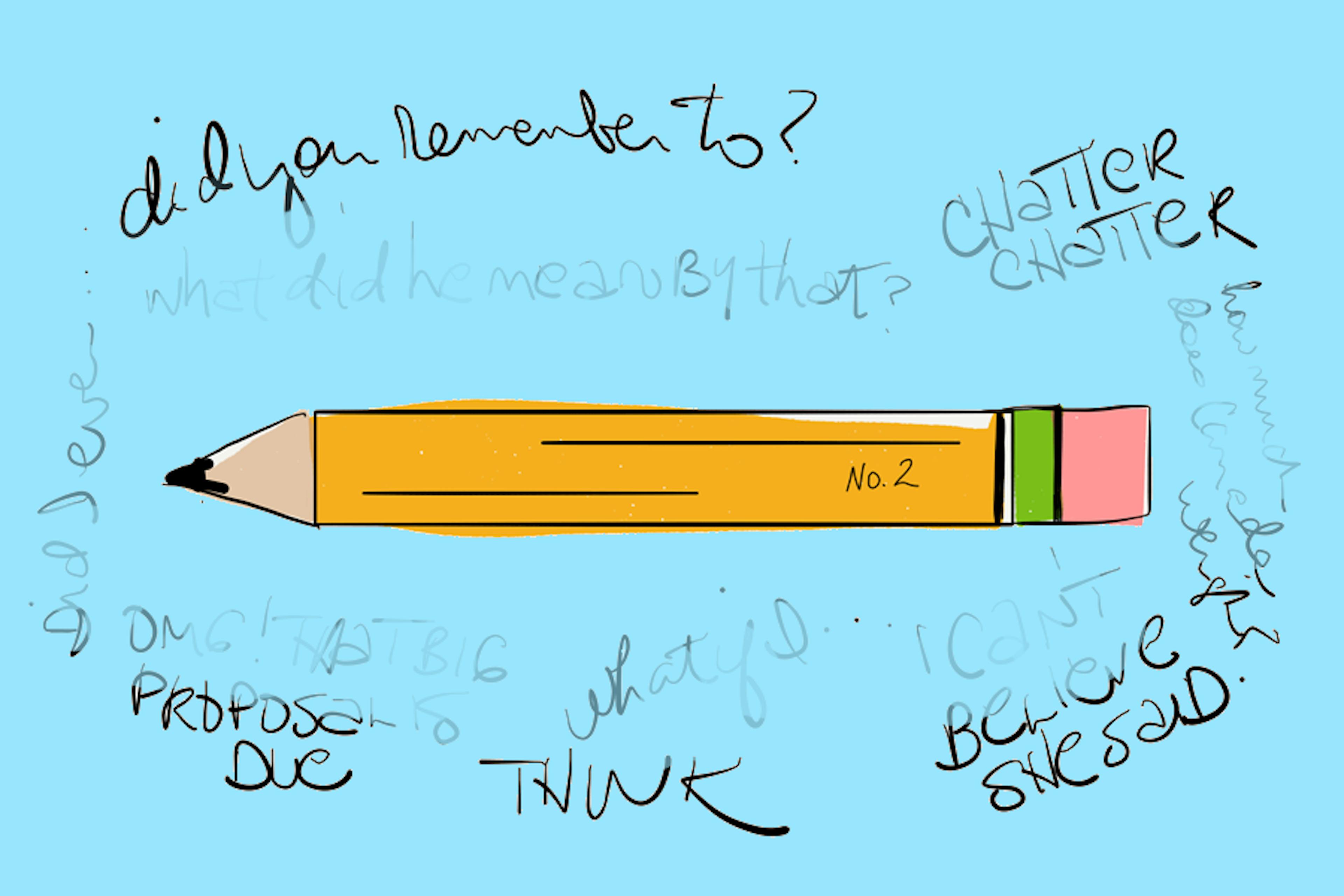 /9-ways-a-humble-pencil-can-silence-brain-chatter-a77658750d75 feature image