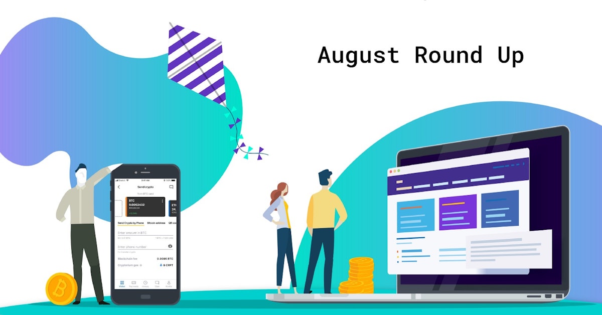 featured image - Crypterium Roundup for August: new killer-app-features in action
