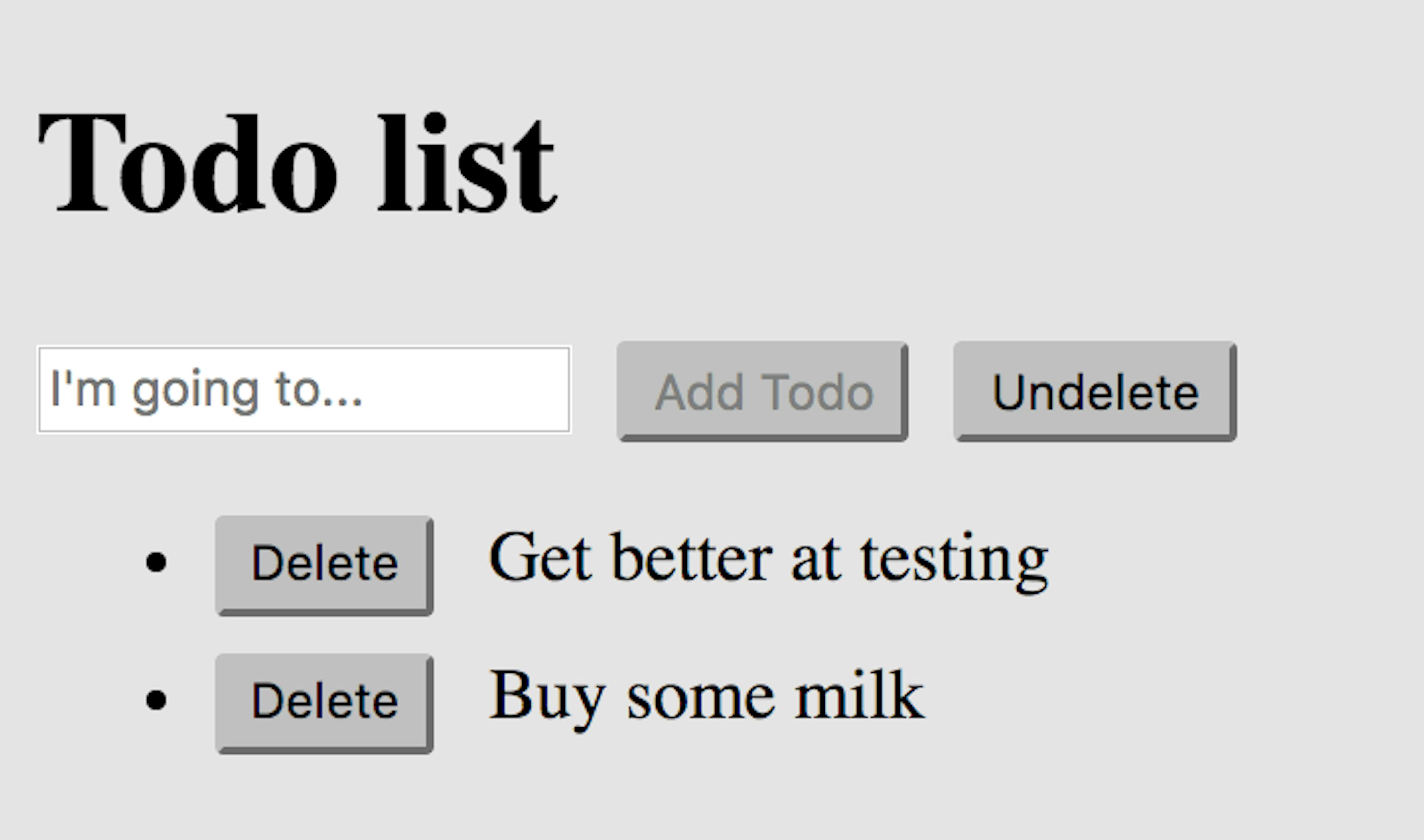 A guide to TDD a React/Redux TodoList App — Part 1