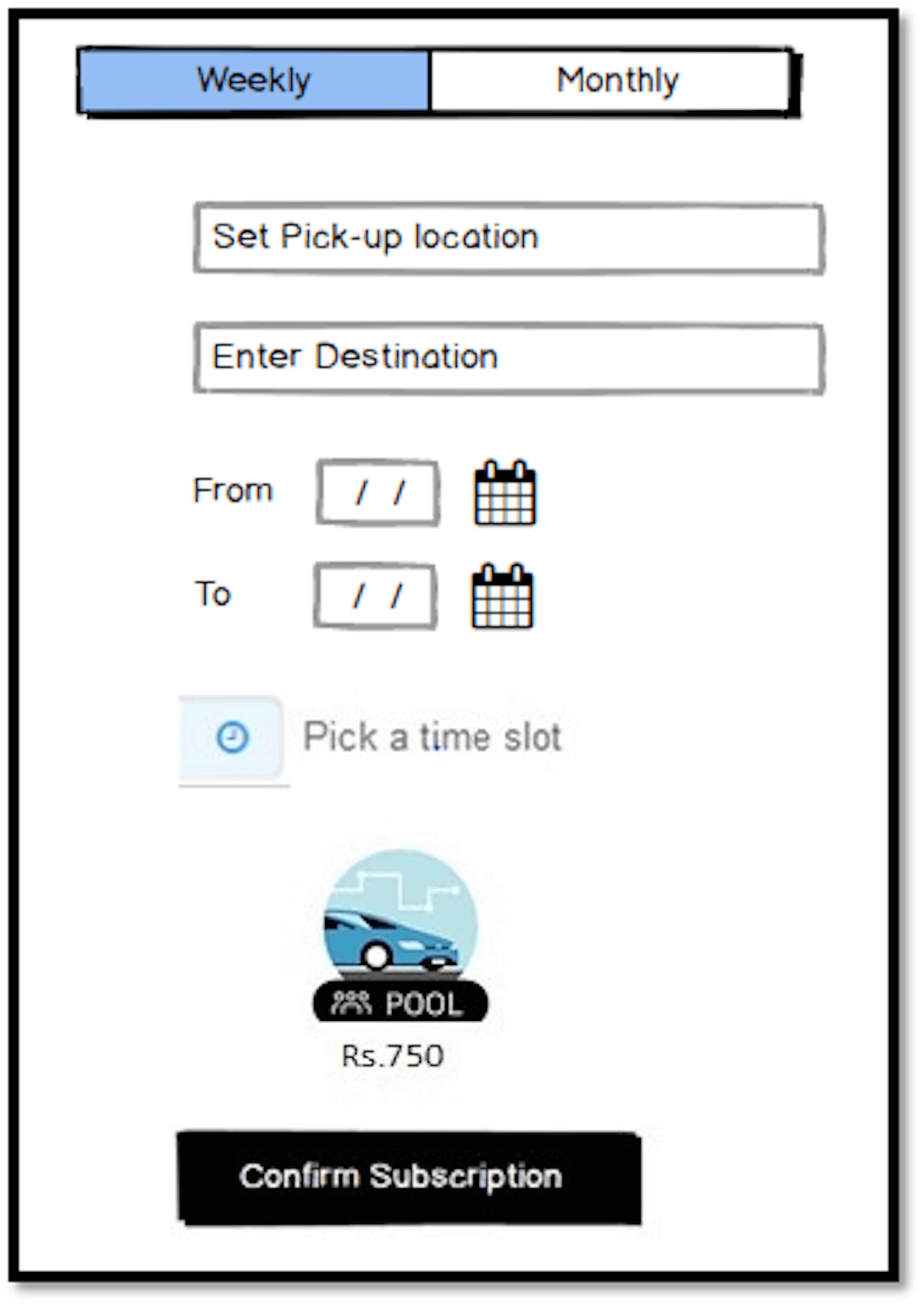Launching a Subscription model in Ride Sharing Apps