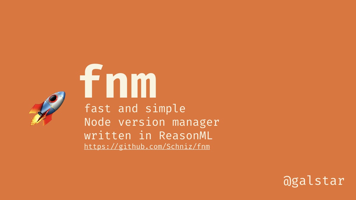 featured image - 🚀 fnm: Fast and Simple Node.js Version Manager