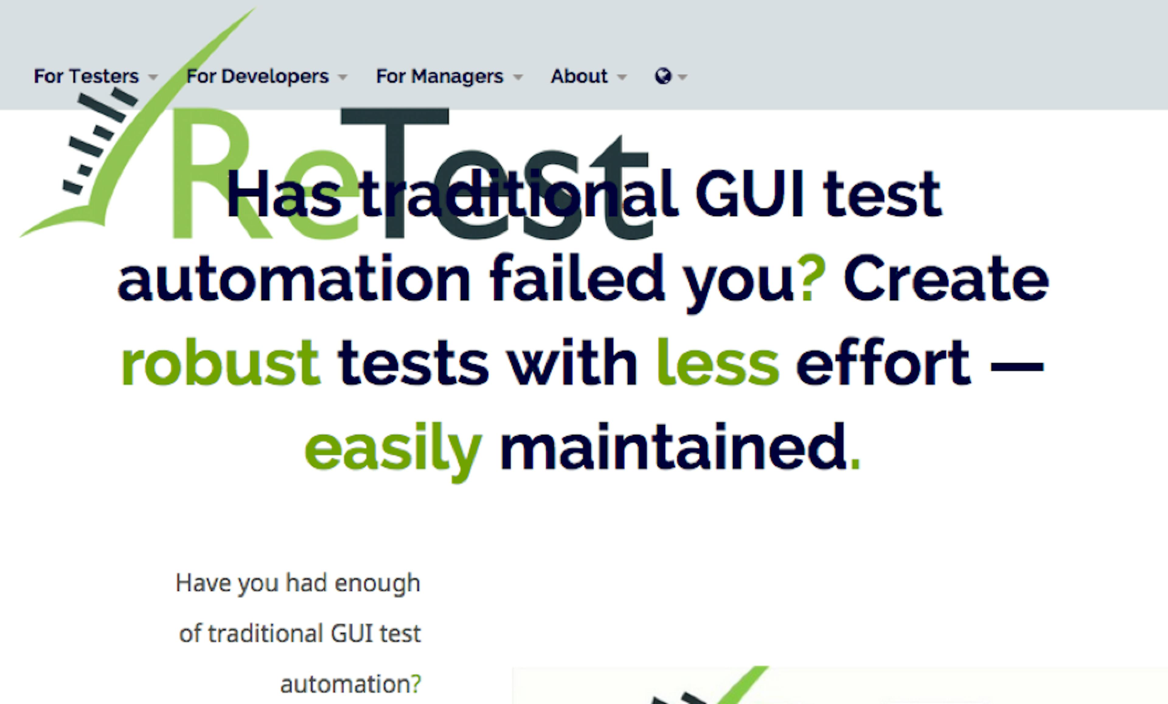 Test Automation is not Automated Testing