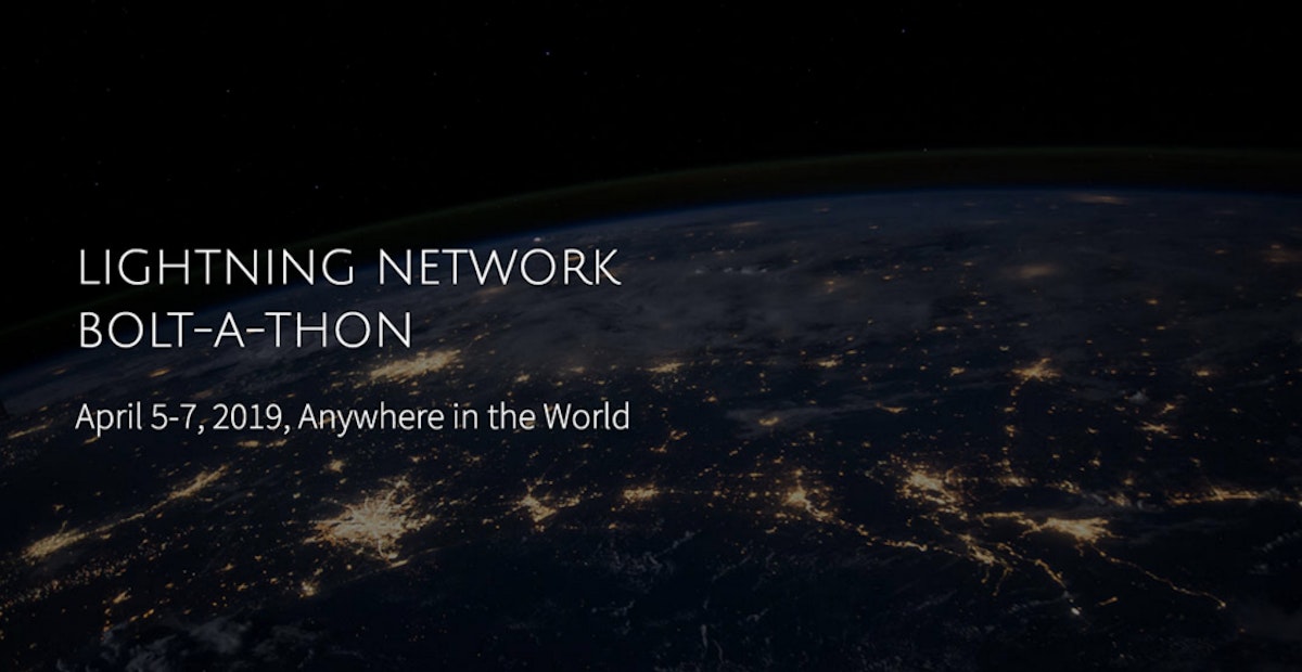 featured image - Bolt-A-Thon: World’s First Online Lightning Network Conference and Hackathon