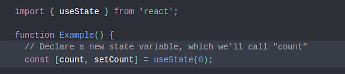 React Hooks: useState(using the state hook) | HackerNoon