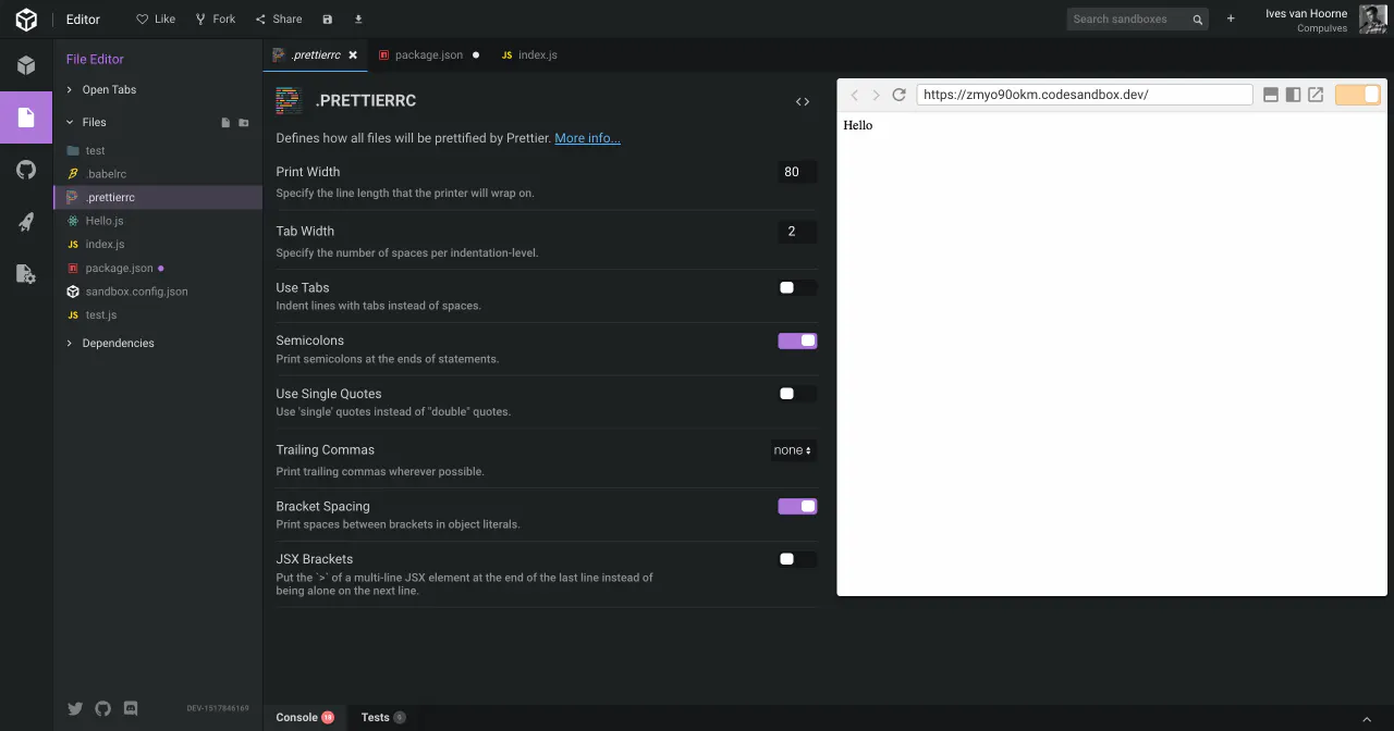 Announcing CodeSandbox 2.5 | HackerNoon