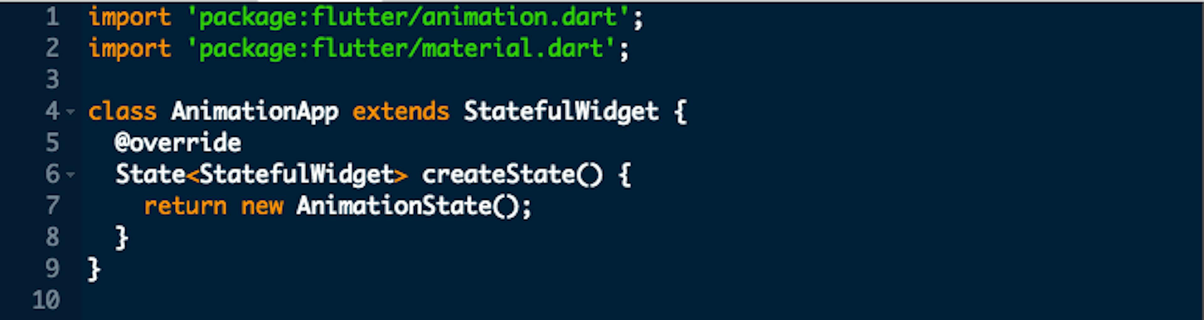 Animating widgets in Flutter