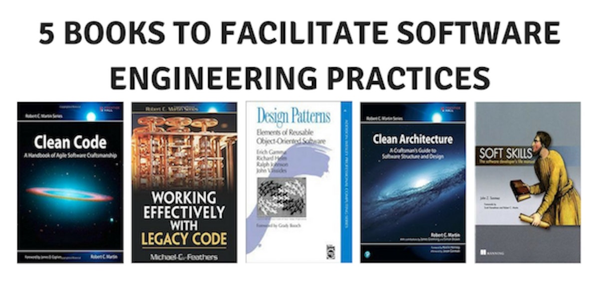 featured image - 5 books I'll read to facilitate Software Engineering practices