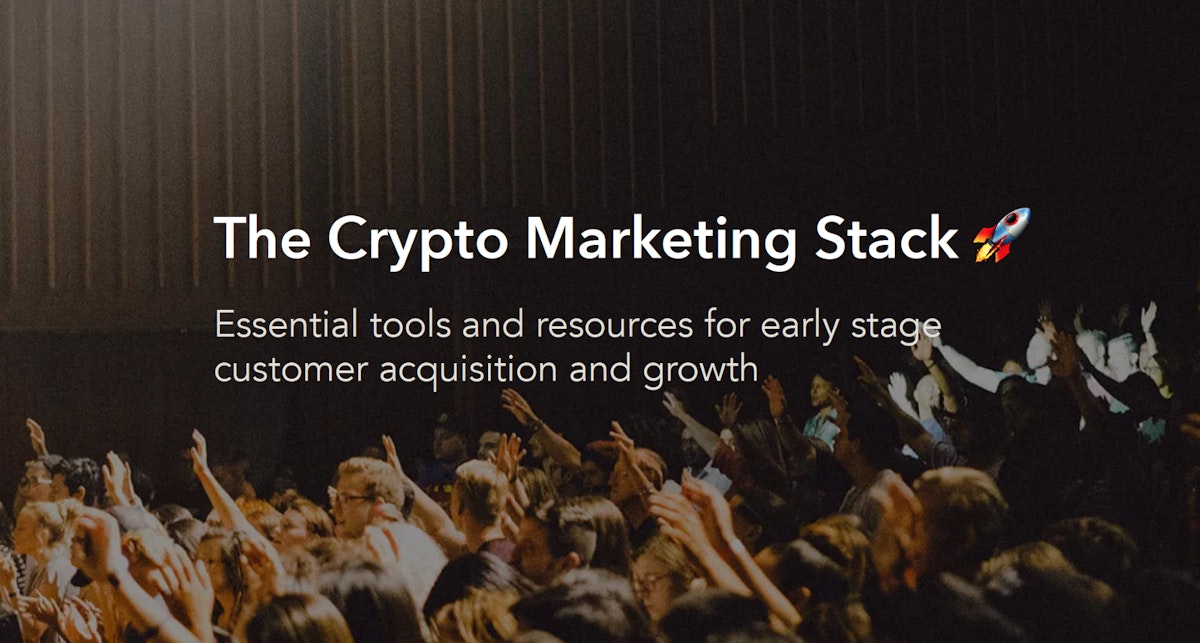 featured image - The Crypto Marketing Stack
