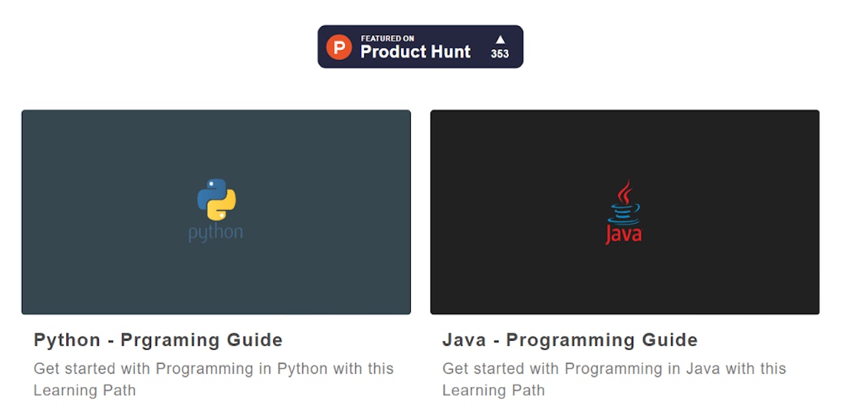 featured image - A Product Hunt Launch Story for Programming Guides