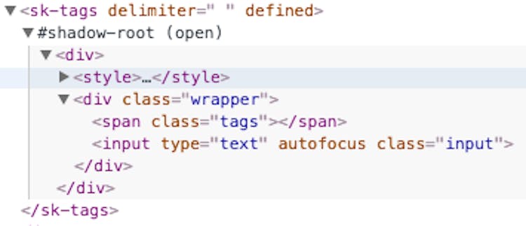 Building a custom tag input with Skate.js | HackerNoon