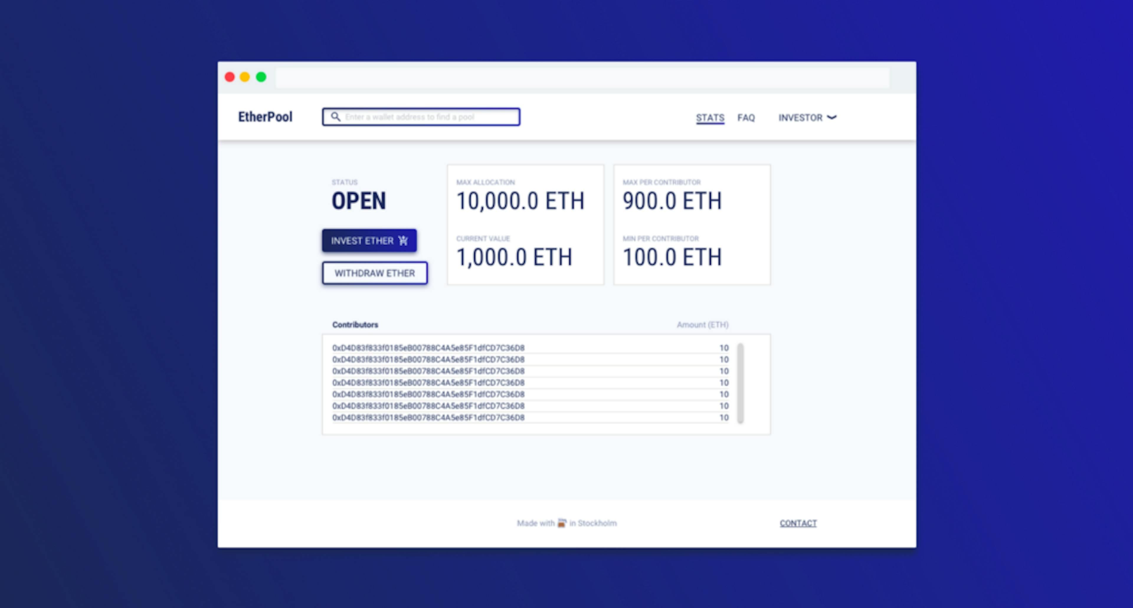 Designing for the blockchain: launching an ethereum smart contract app