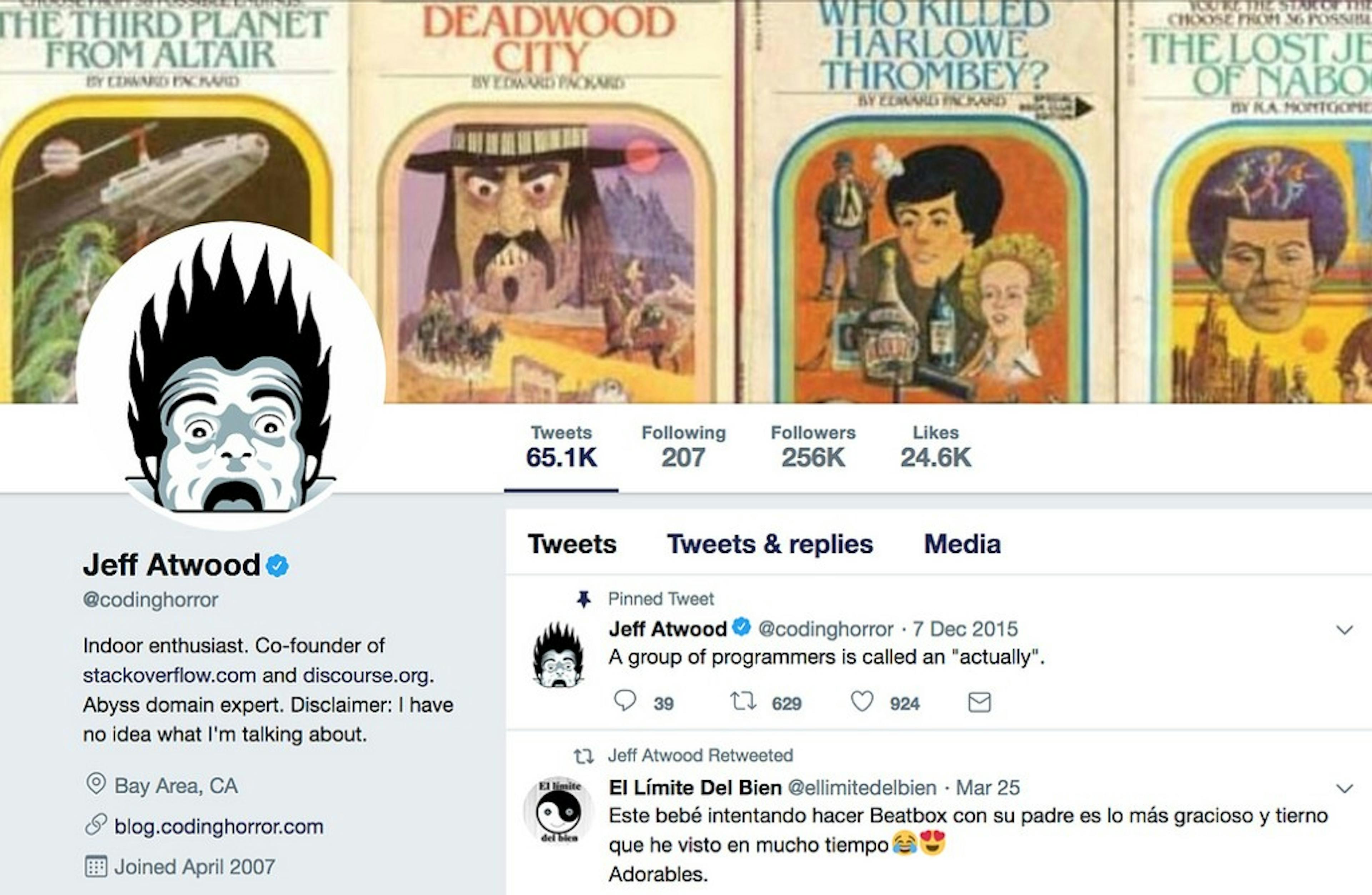 AMA with Jeff Atwood (@codinghorror) at Noon PST Today