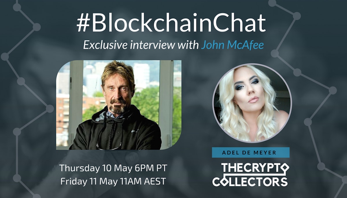 featured image - World’s First Blockchain Twitter Chat is Launching with John McAfee