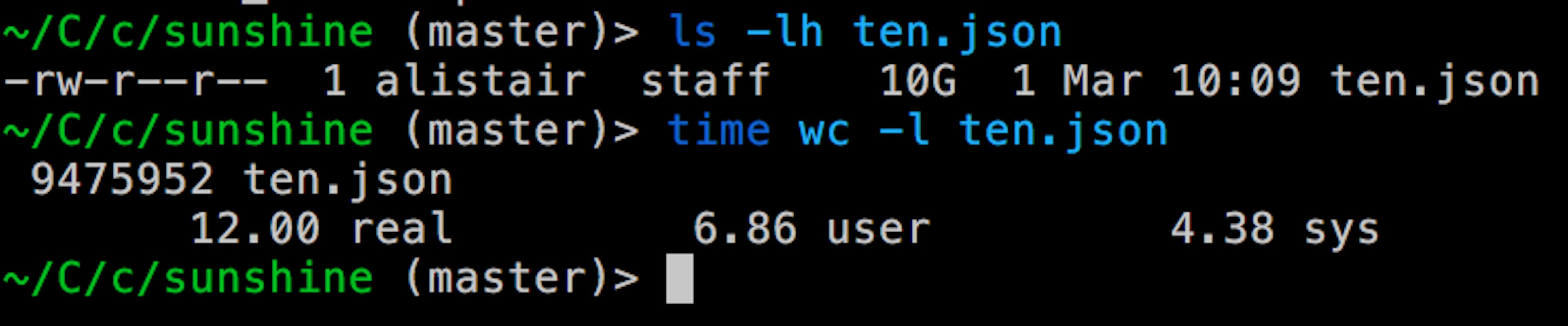 Counting lines 60% faster than wc, with Clojure + core.async