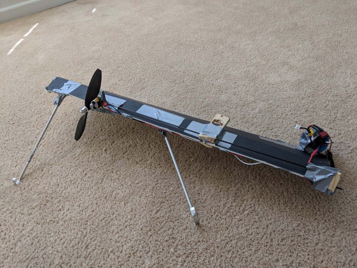 featured image - How to scratch build a monocopter: an airplane that can fly with a missing wing