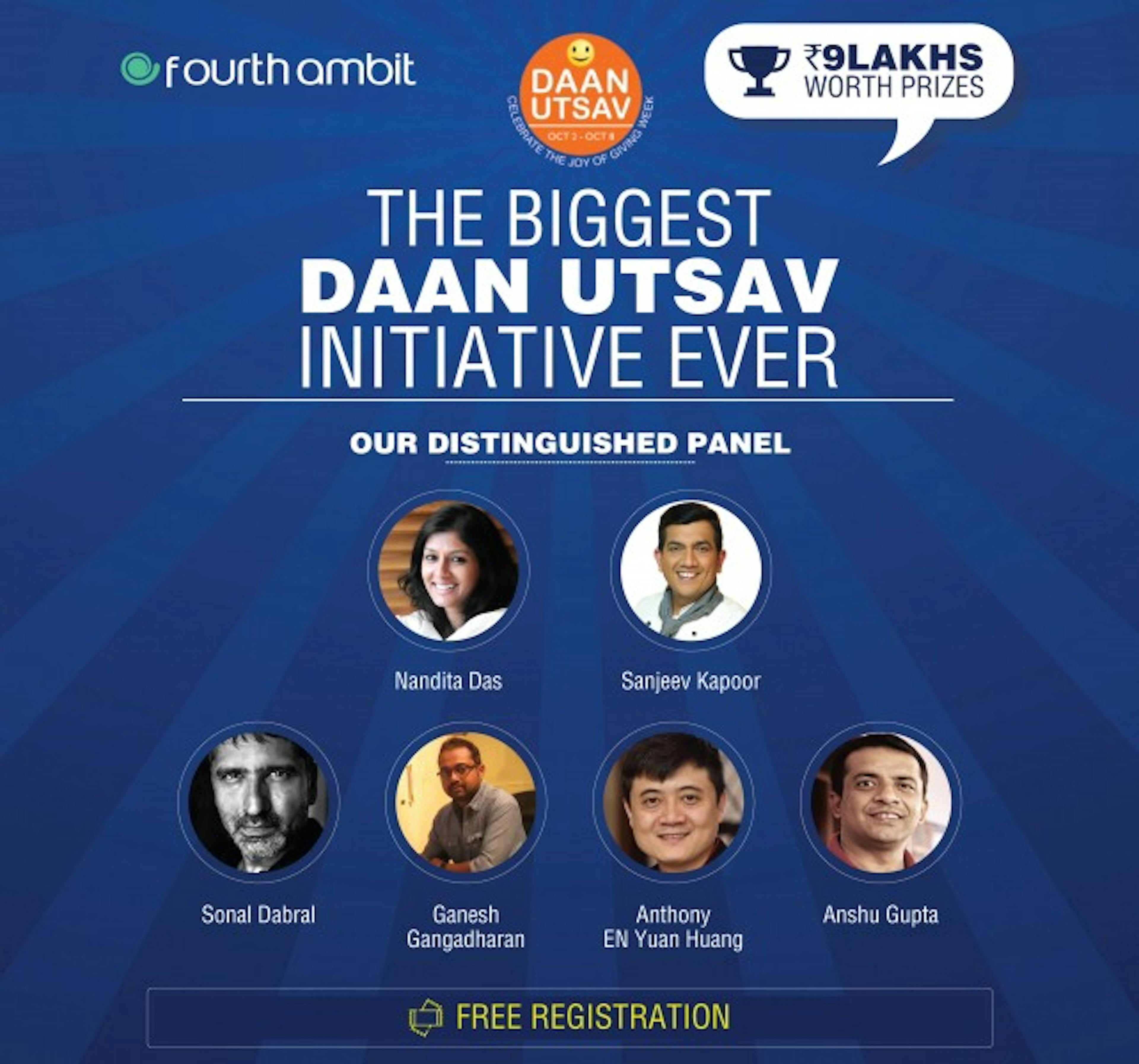The true joy of giving — India celebrates “Daan Utsav”