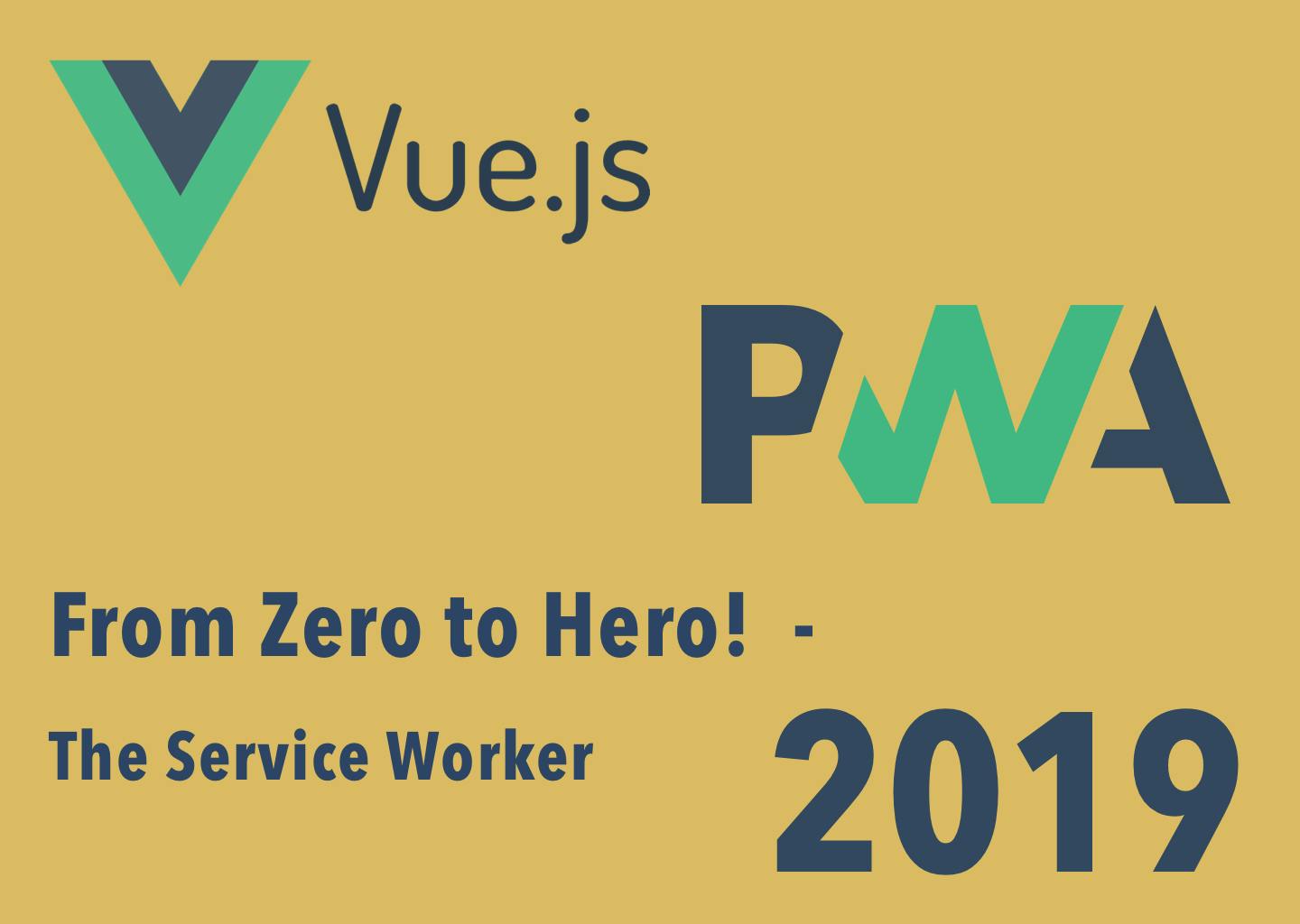 featured image - Build a Progressive Web App In VueJs, from Zero to Hero! PART 2— The Service Worker