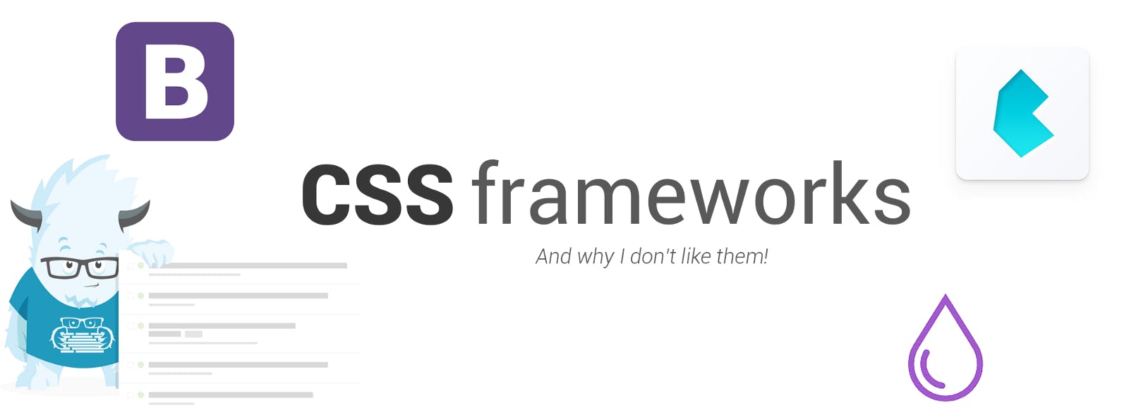 featured image - A case against CSS frameworks