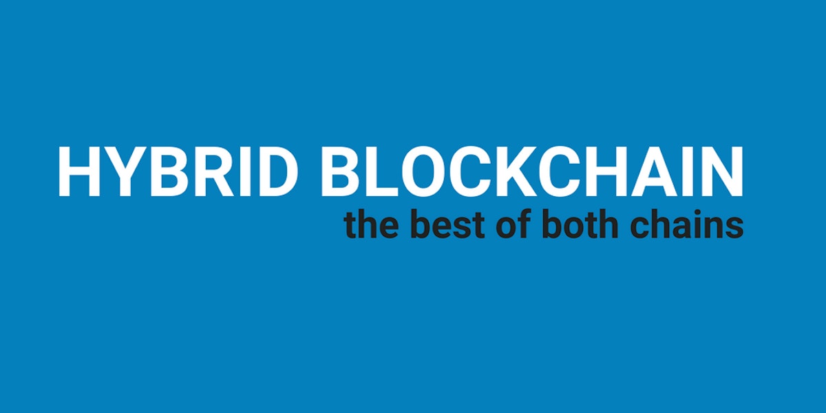 featured image - Hybrid Blockchain: The best of both chains
