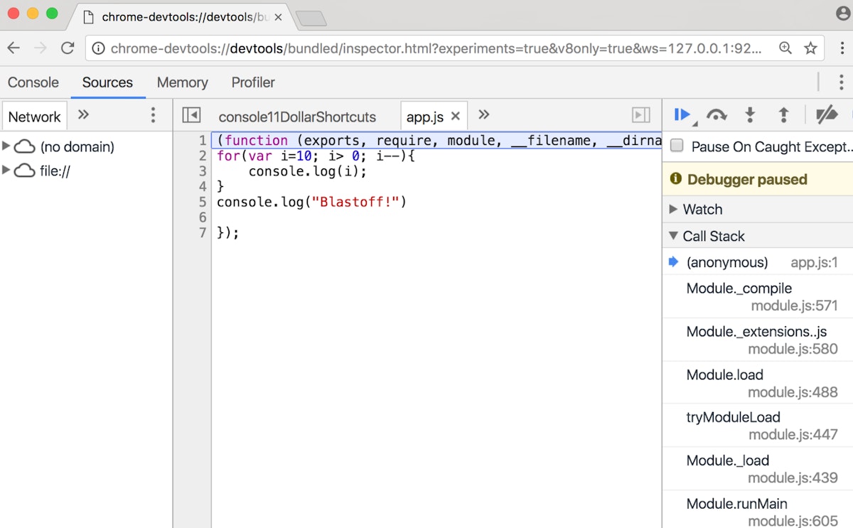 featured image - Debug Node.js in browser with real Chrome Developer Tools