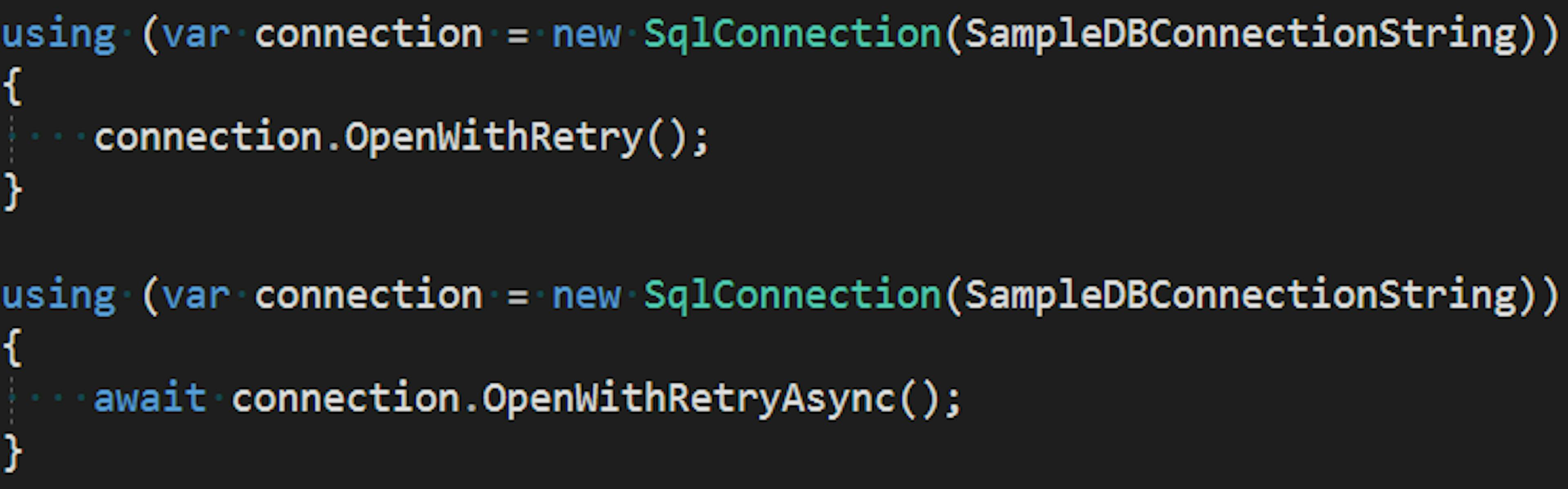Azure SQL transient errors
