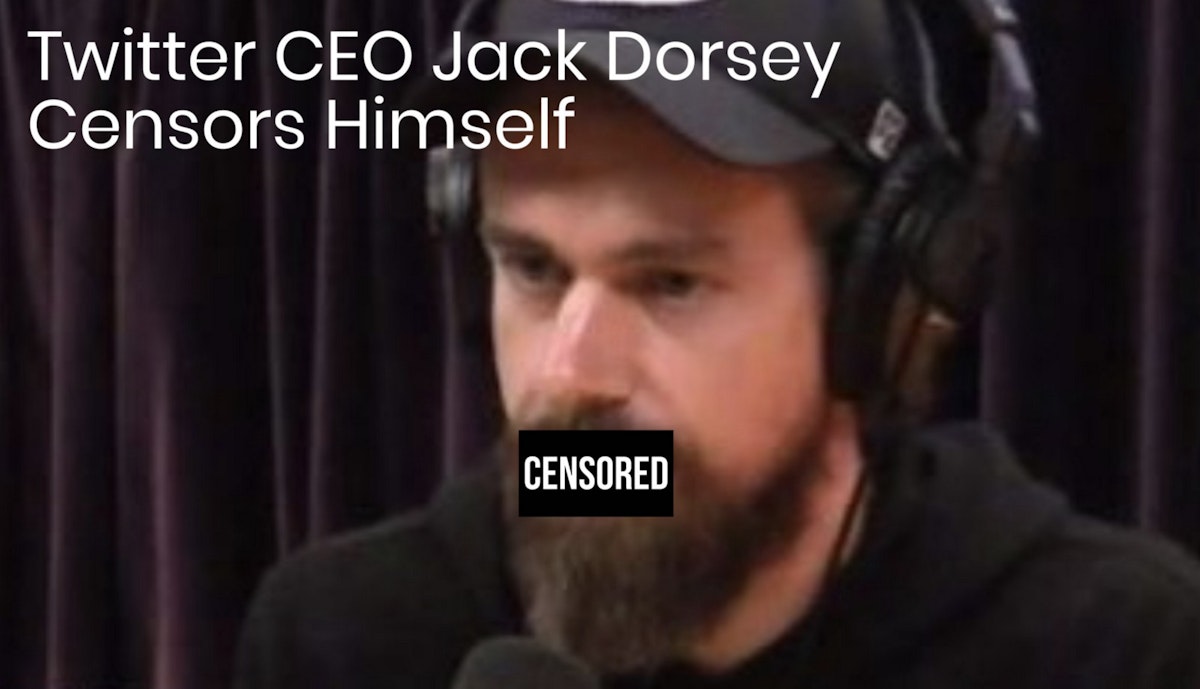 featured image - Twitter CEO Jack Dorsey Censors Himself On Joe Rogan Podcast