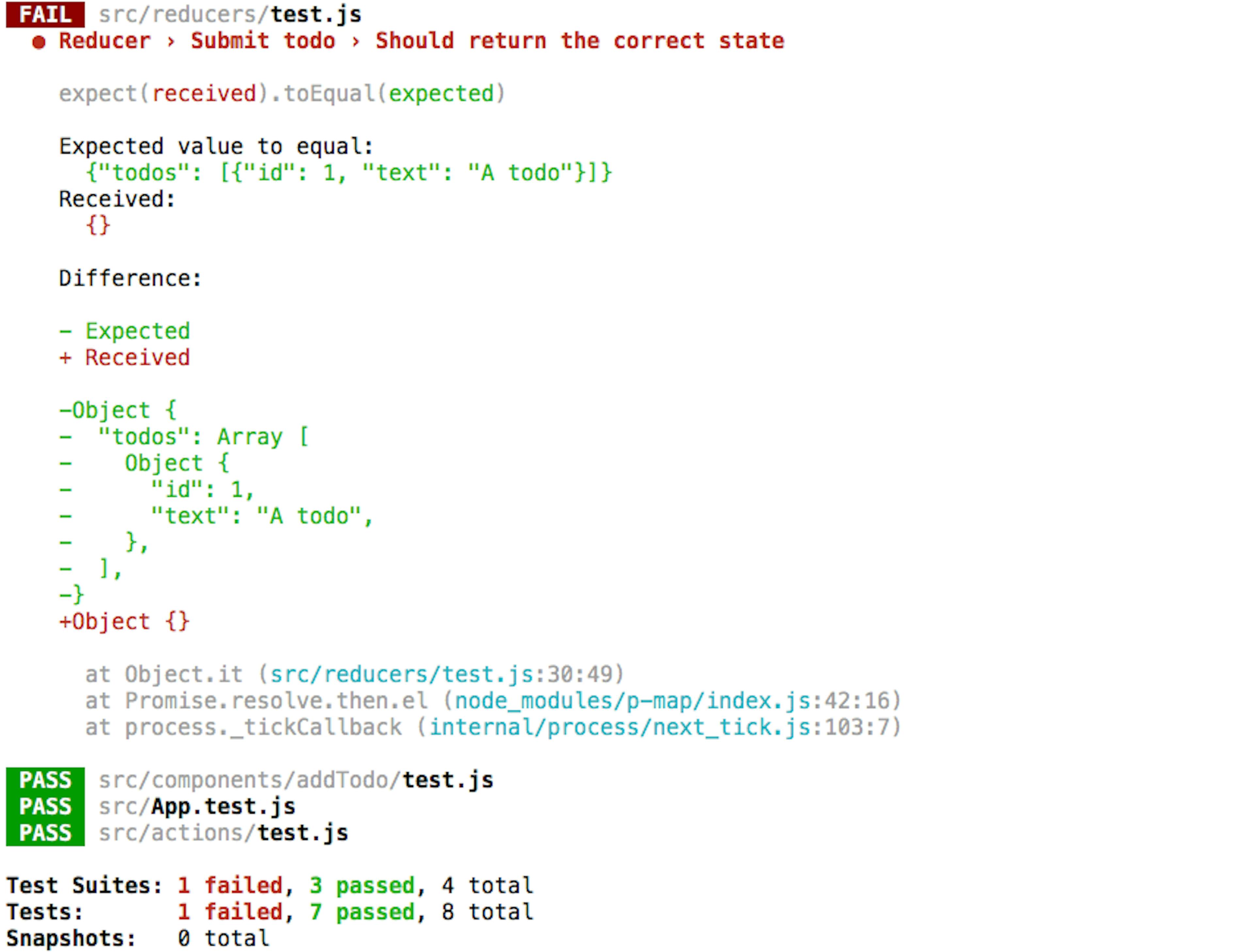 A guide to TDD a React/Redux TodoList App — Part 3