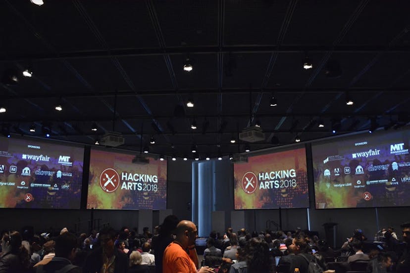 /a-spectacle-of-art-tech-at-mit-hacking-arts-2018-1098a35eb115 feature image