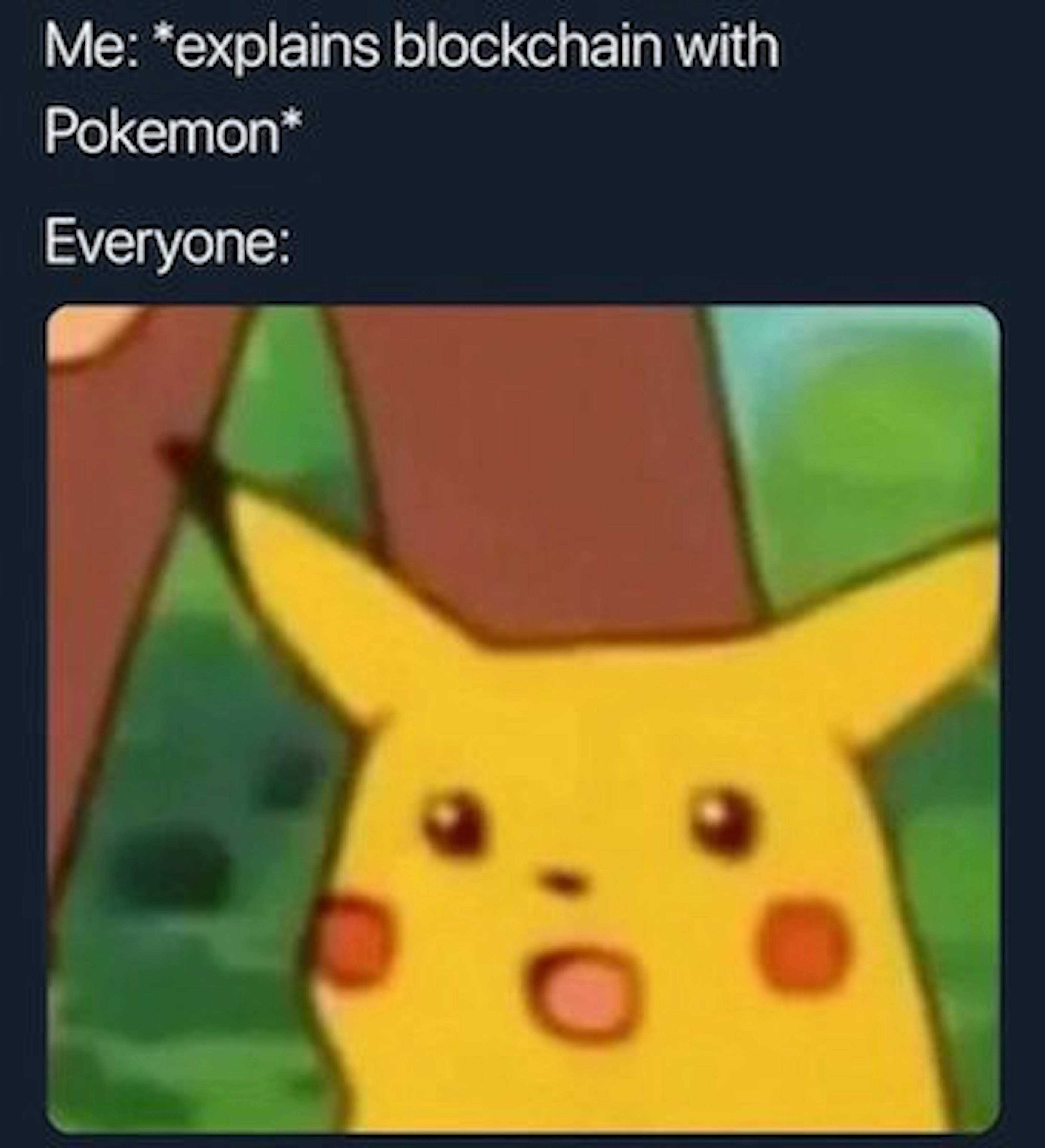 Blockchain explained with Pokemon cards