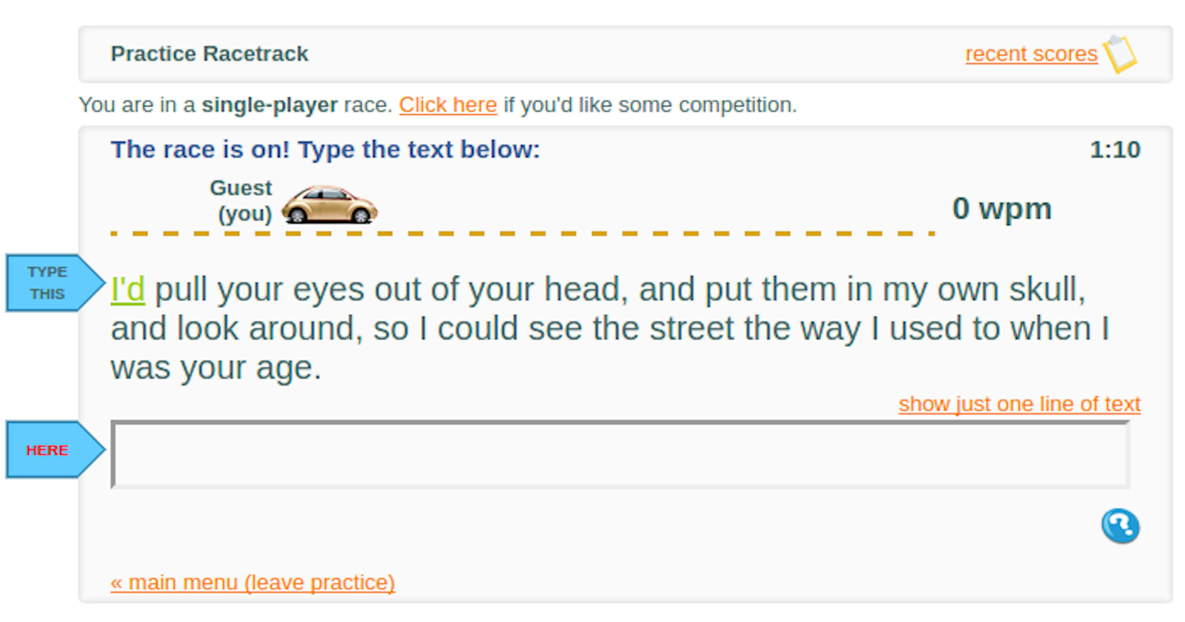 How To Mess With TypeRacer