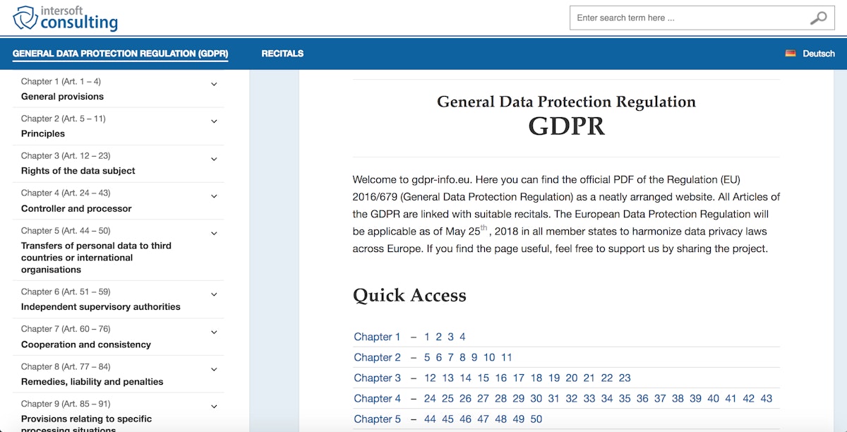 featured image - How to tackle GDPR — The Engineering Style