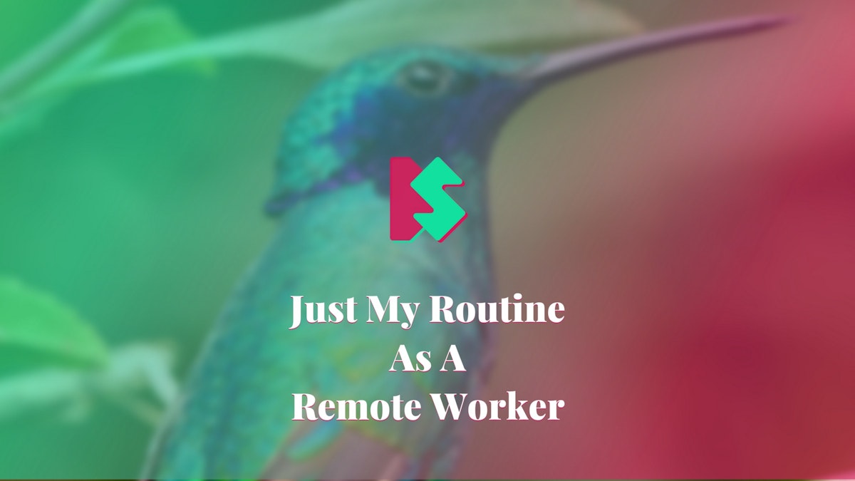 featured image - The Typical Routine of this Remote Worker