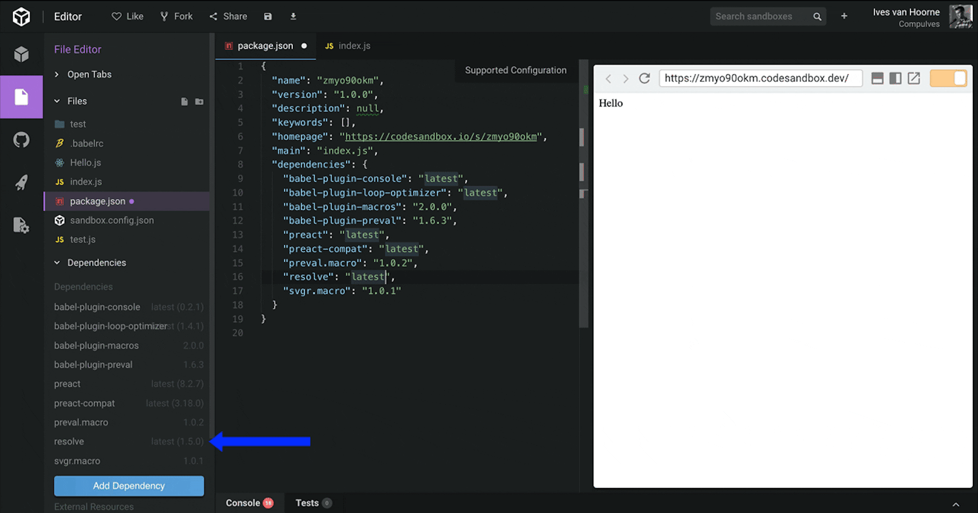 Announcing CodeSandbox 2.5 | HackerNoon