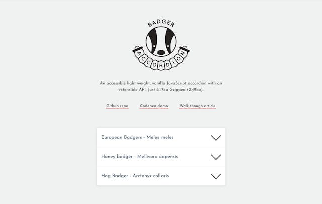 /badger-accordion-an-accessible-light-weight-vanilla-javascript-accordion-with-an-extensible-api-a34128922822 feature image