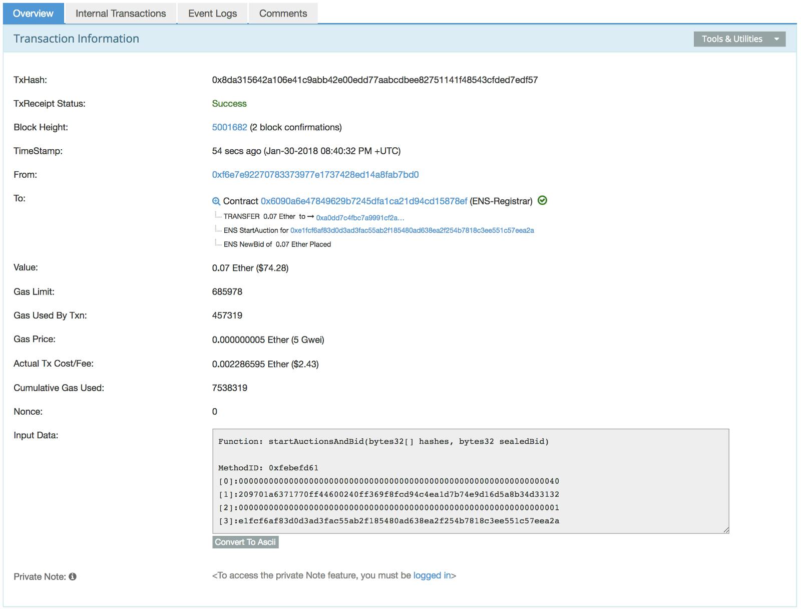 Private ethereum transaction (91) foto